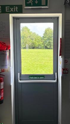Aluminium Fire Exit Door